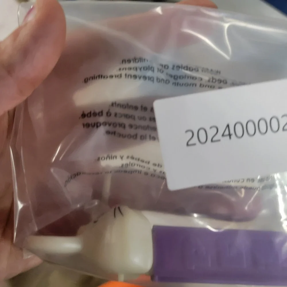 PEZ Dispenser Rabbit‎ Bunny Easter Purple Stem Czech Republic 4.9